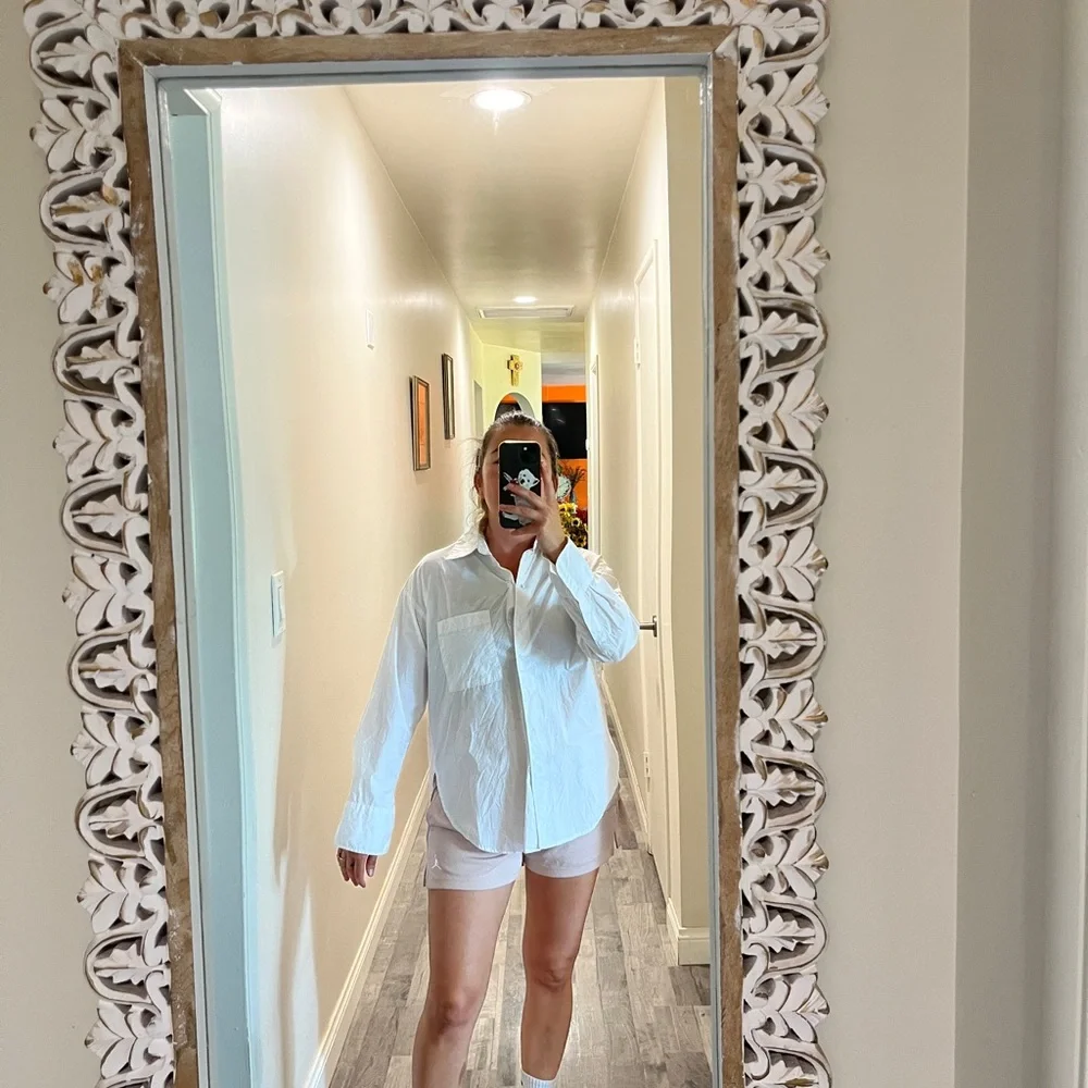 Mango White button down woman’s shirt - Picture 5 of 7